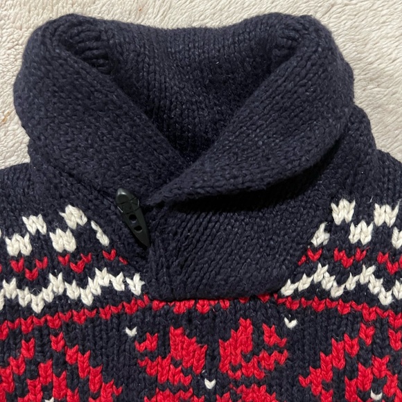 Polo Ralph Lauren Christmas Sweater Size 3T ⭐️ - Picture 8 of 11